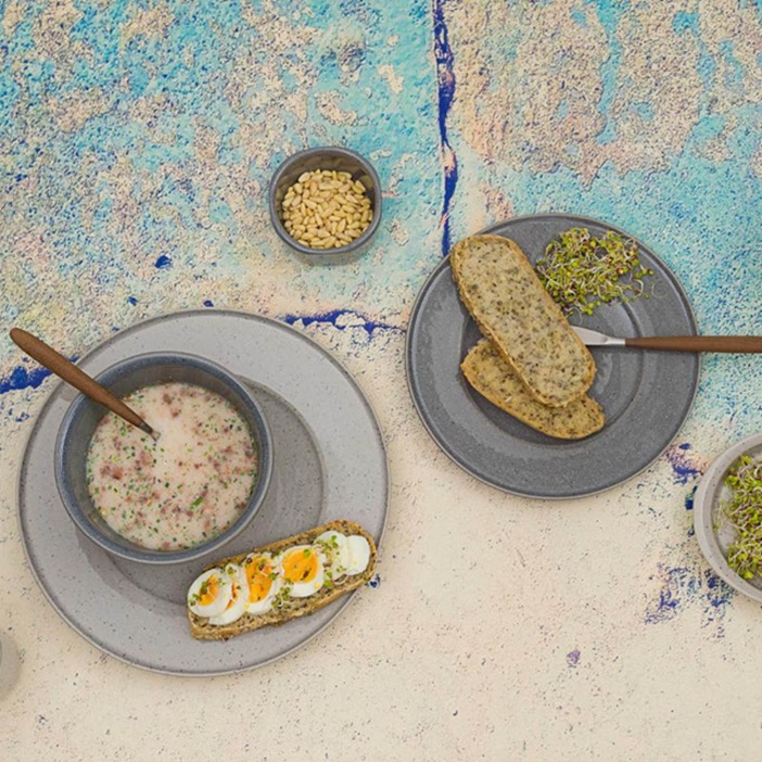 Modern House Granite Grått Servise