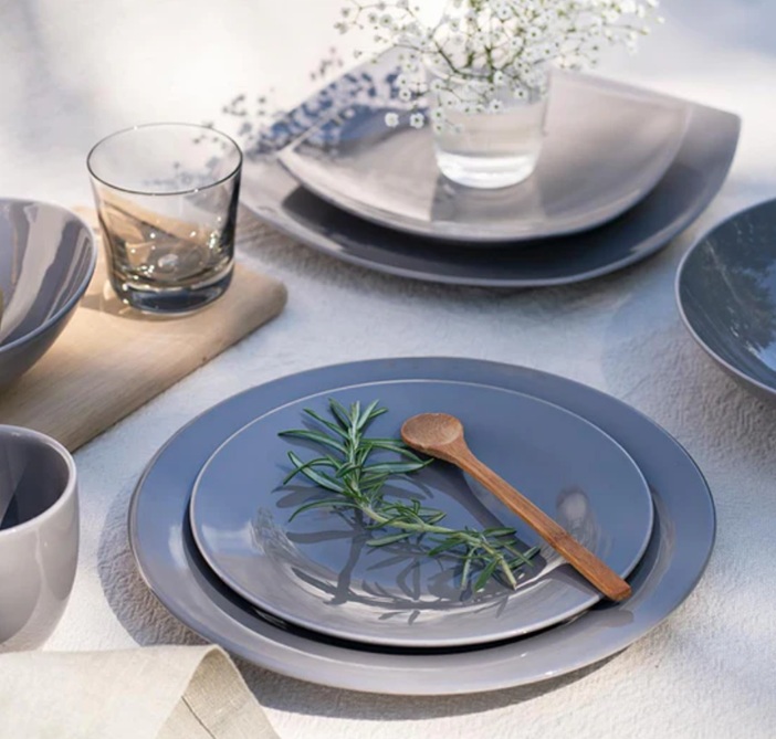 Sense Earth Grå Servise Porsgrund