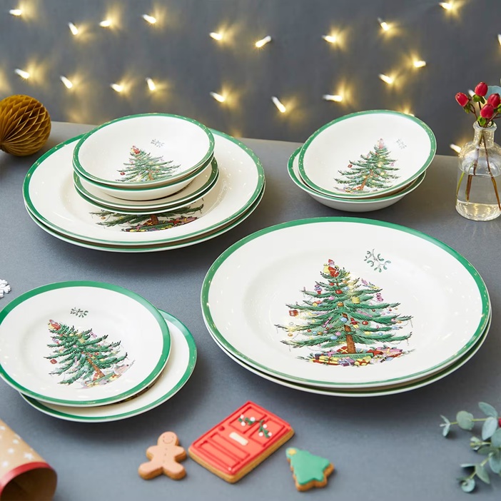 Spode Christmas Tree Juleservise